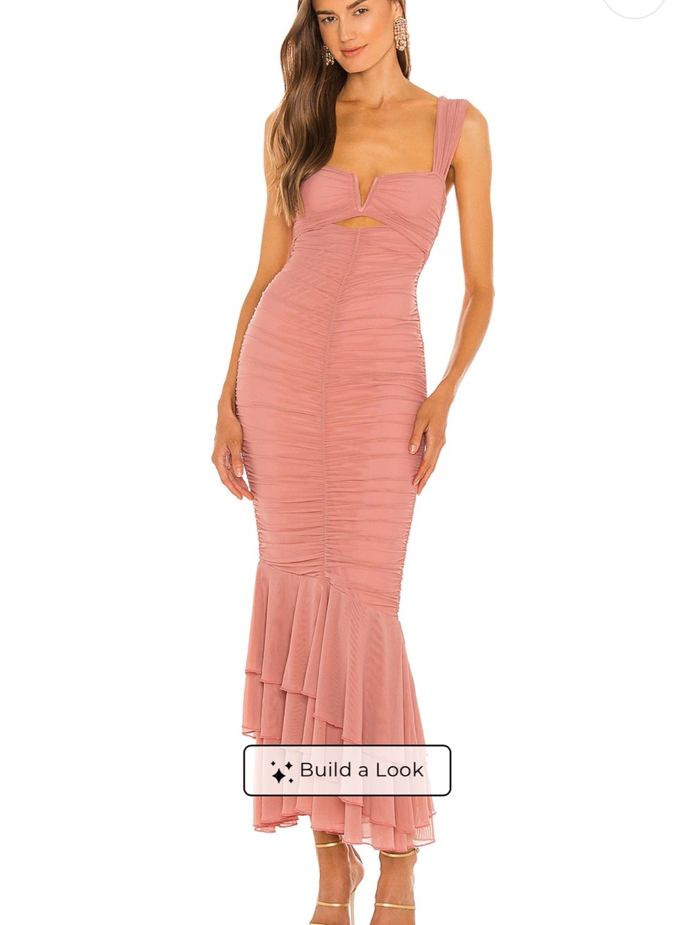 Michael Costello x REVOLVE Hilary Gown in Blush